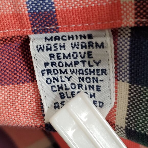 Ralph Lauren Big Shirt Mens Size XL Button Down Oxford Plaid 100% Cotton Logo - Picture 5 of 10